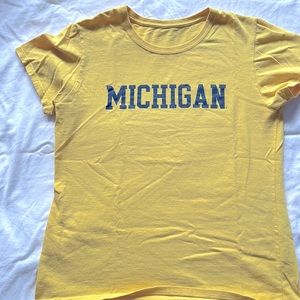 Maize University of Michigan Tee